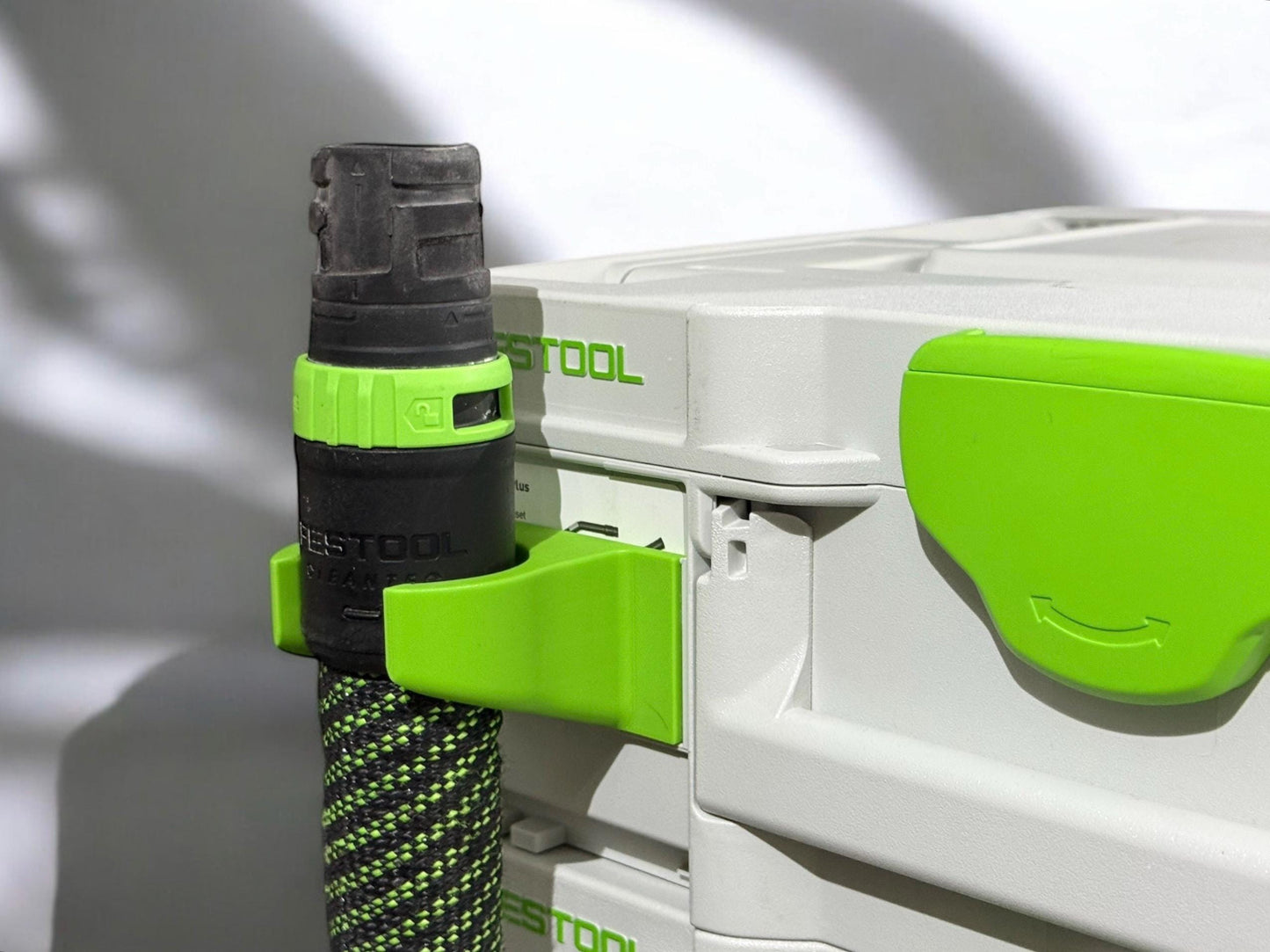 Halterung für Festool Saugschläuche am Systainer SYS3 | Saugschlauch D27 & D36| Storage | Aufbewahrung | Shop organization