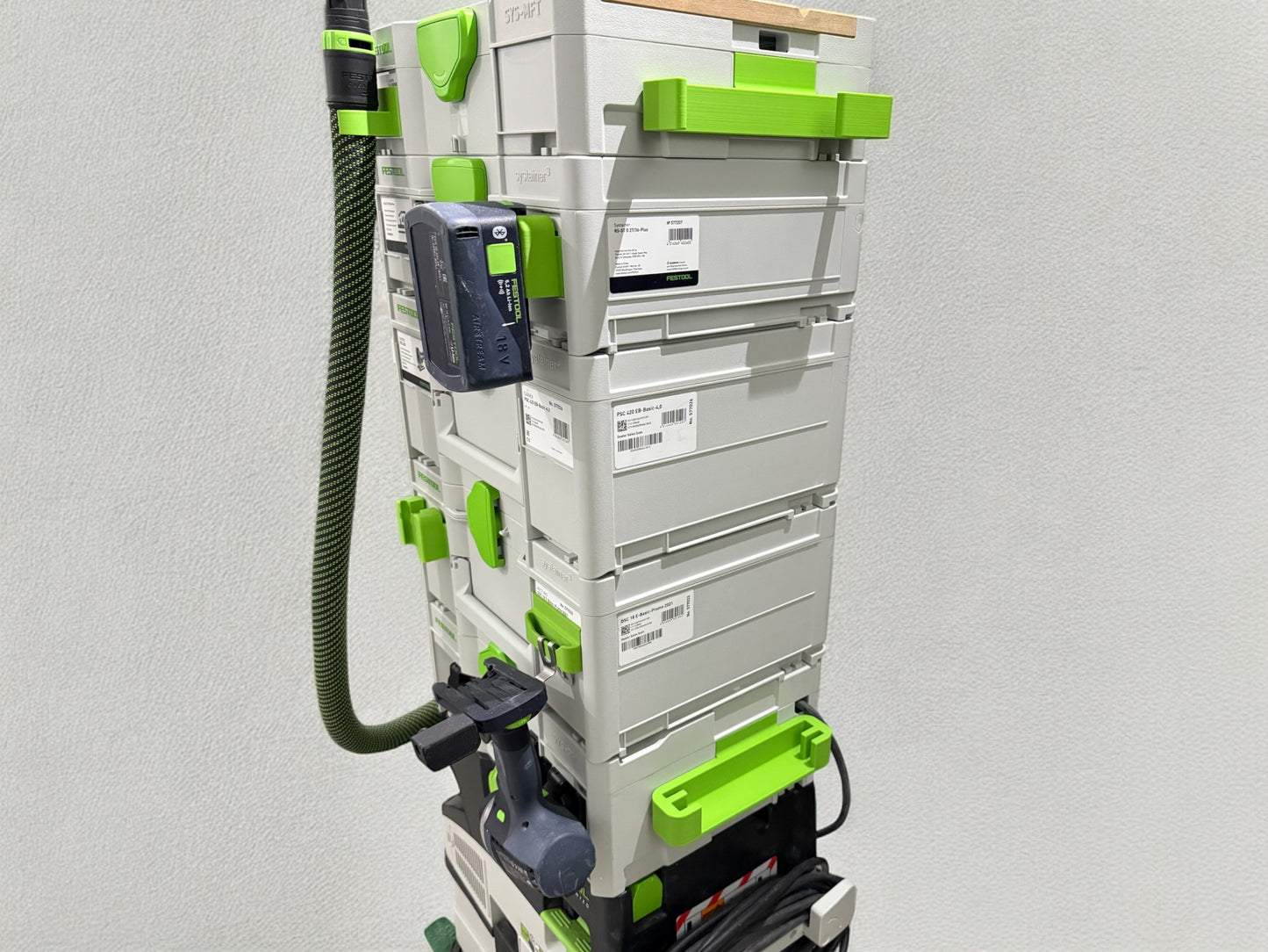 Systainerhalterung SYS3 T-Loc für Festool Führungsschienen FS  |  Führungsschienensysteme | guide rail FS 800/2 | guide rail systainer mount