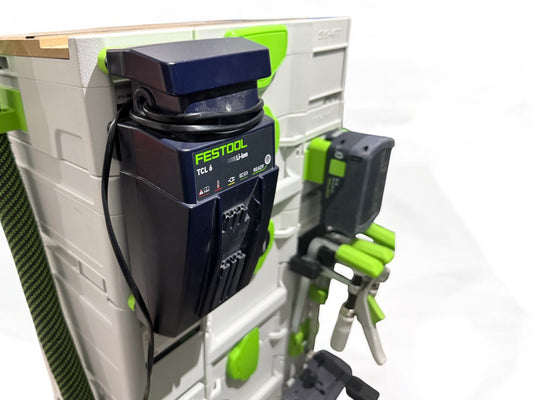 TCL 6 Halterung für Festool Systainer SYS3 & T-Loc 3 Systainer | TCL 6 charger mount | Power Charger Mount for Systainers