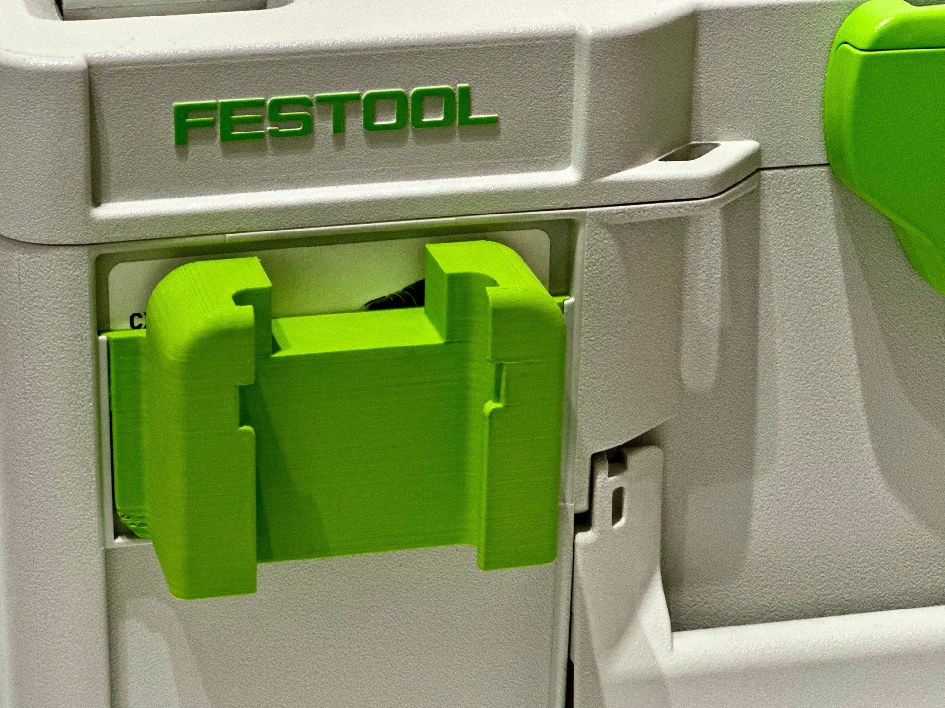 Akkuhalterung für Festool 18V für den Systainer | Systainerhalterung | Halter | Befestigung | Systainer 3 | SYS3