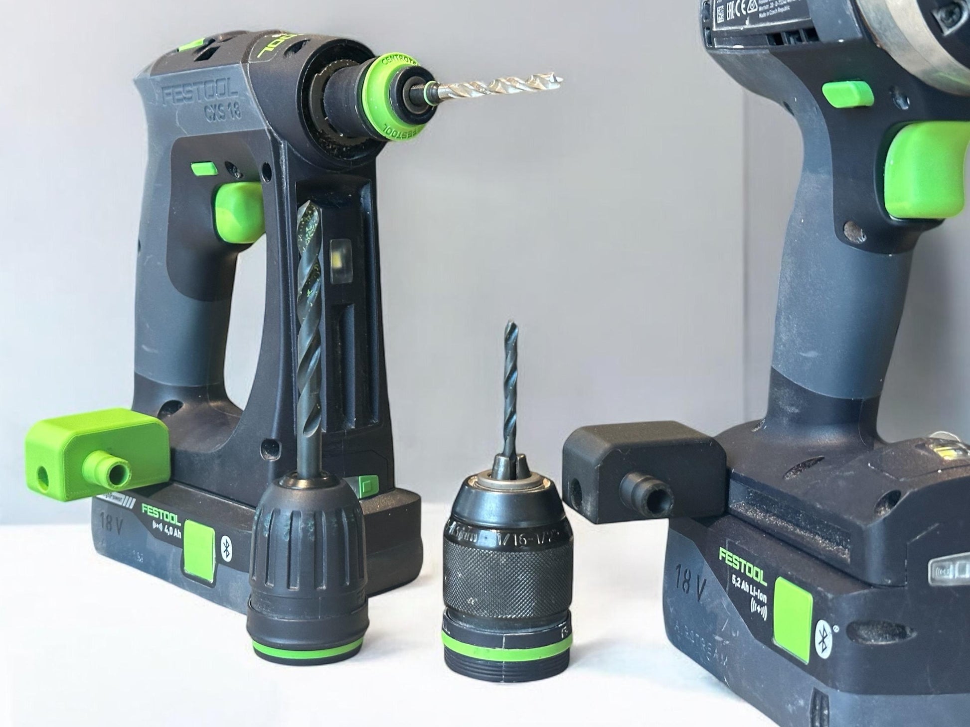 Bohrfutterhalterung für Festool Akkuschrauber | Schnellspannfutter | FastFix | TPC18/4 | CXS18| Halterung | 18V