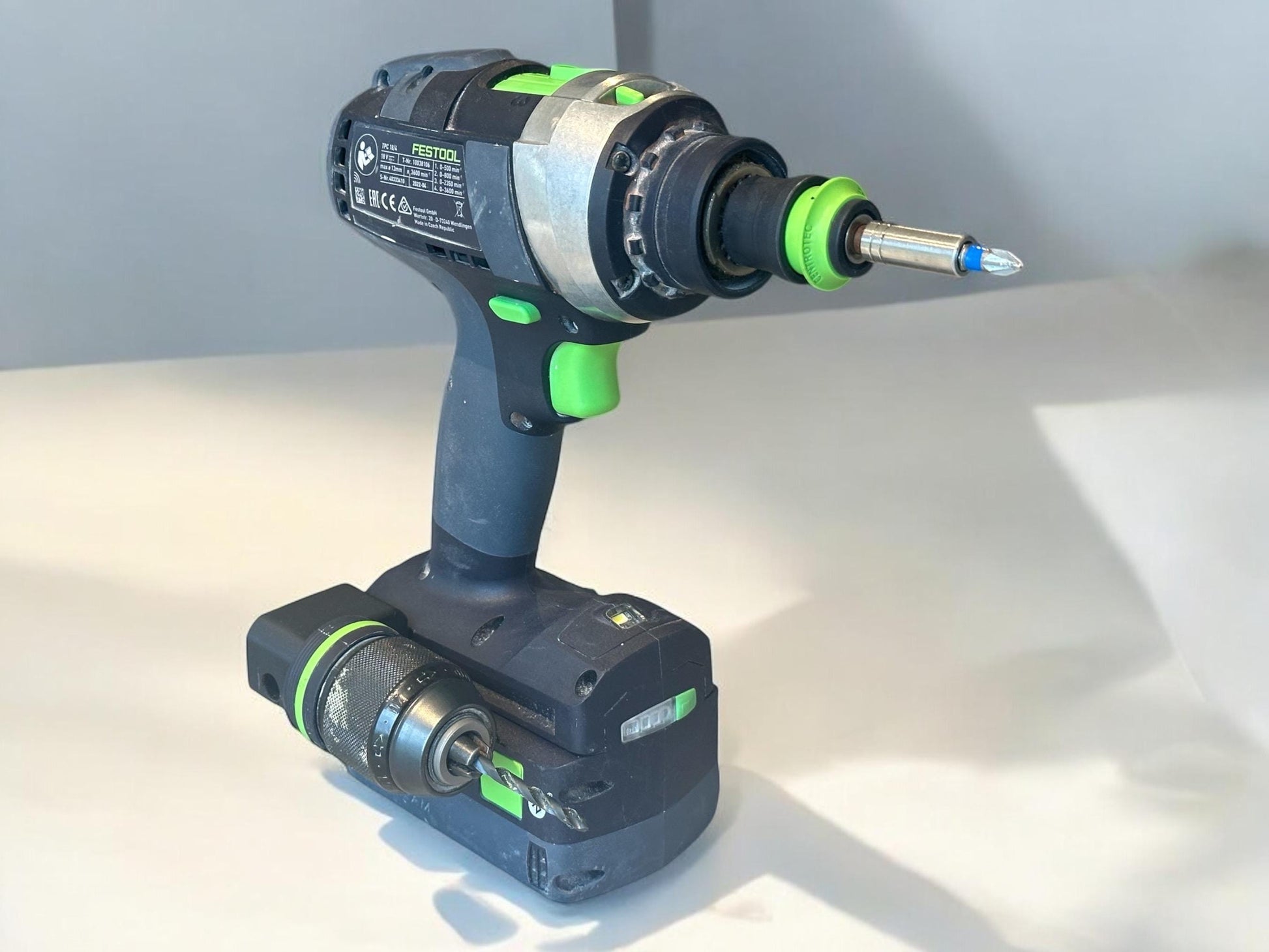 Bohrfutterhalterung für Festool Akkuschrauber | Schnellspannfutter | FastFix | TPC18/4 | CXS18| Halterung | 18V