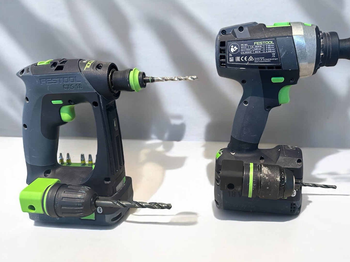 Bohrfutterhalterung für Festool Akkuschrauber | Schnellspannfutter | FastFix | TPC18/4 | CXS18| Halterung | 18V